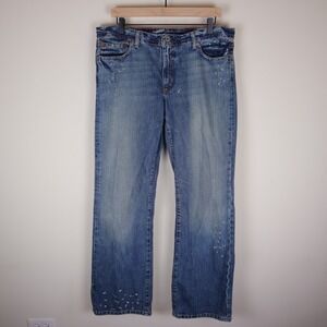 Vintage Women's Ralph Lauren Jeans Co Kelly Boot Cut Jeans Size 14 Waist 35"